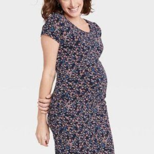 Short Sleeve T-Shirt Maternity Dress - Isabel Maternity by Ingrid & Isabel Size